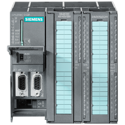 S7-300, CPU 314C-2PN/DP COMPACT CPU WITH 192 KBYTE WORKING MEMORY, 24 DI/16 DO, 4AI, 2AO, 1 PT100